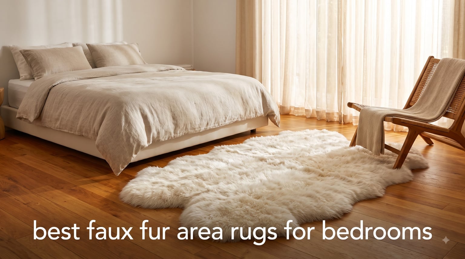 best faux fur area rugs for bedrooms