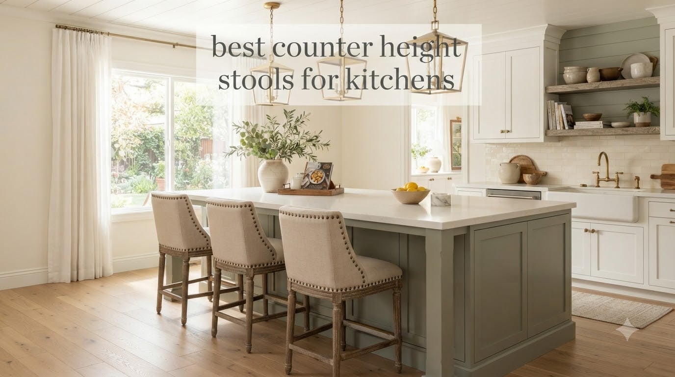 best counter height stools for kitchens