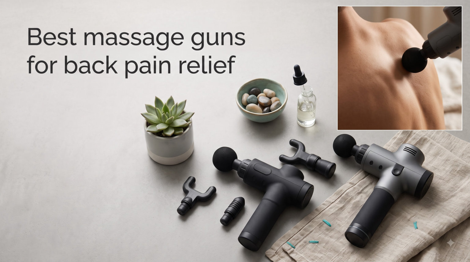 Best massage guns for back pain relief