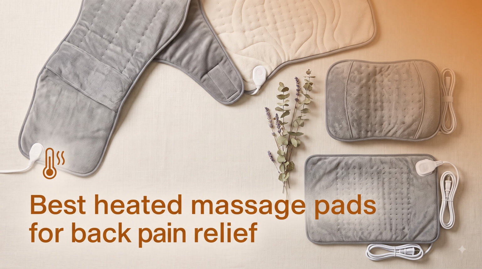 Best heated massage pads for back pain relief