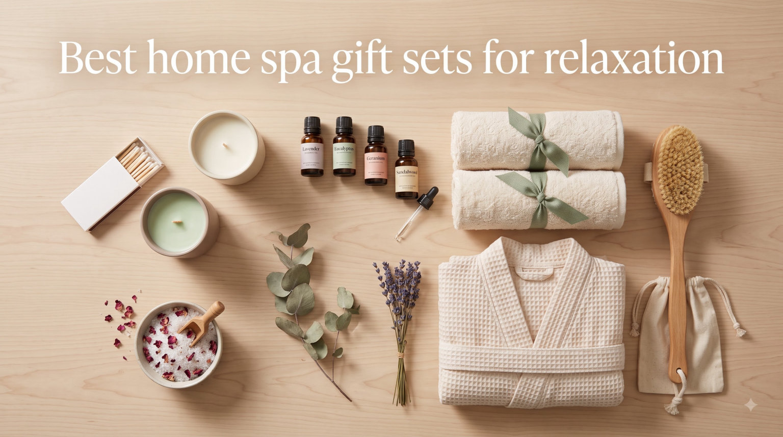 Best home spa gift sets for relaxation