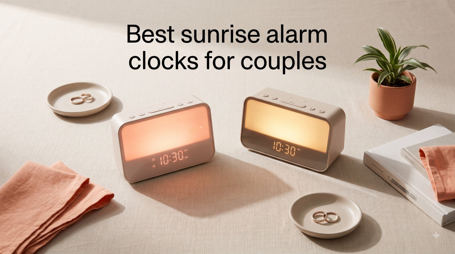 Best sunrise alarm clocks for couples