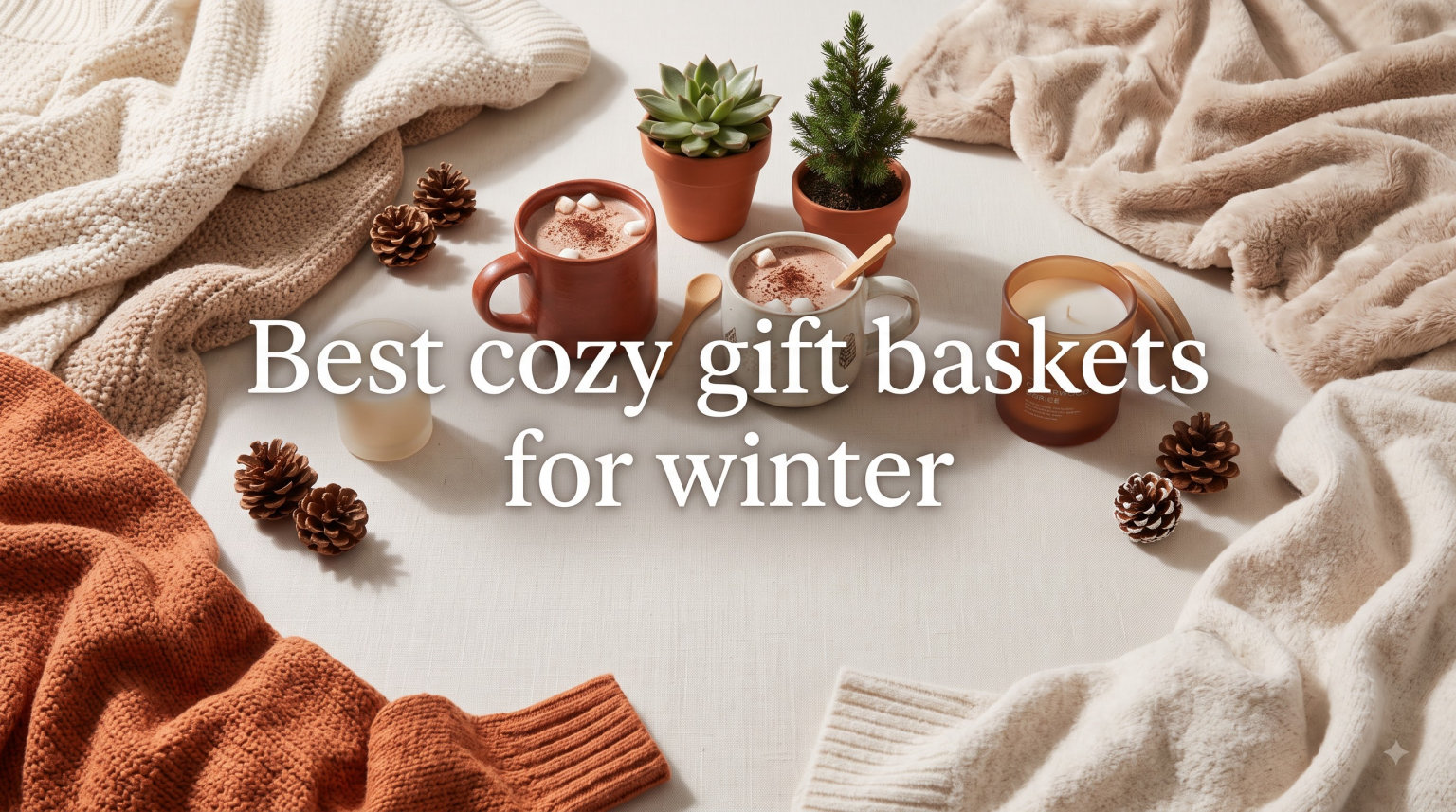 Best cozy gift baskets for winter
