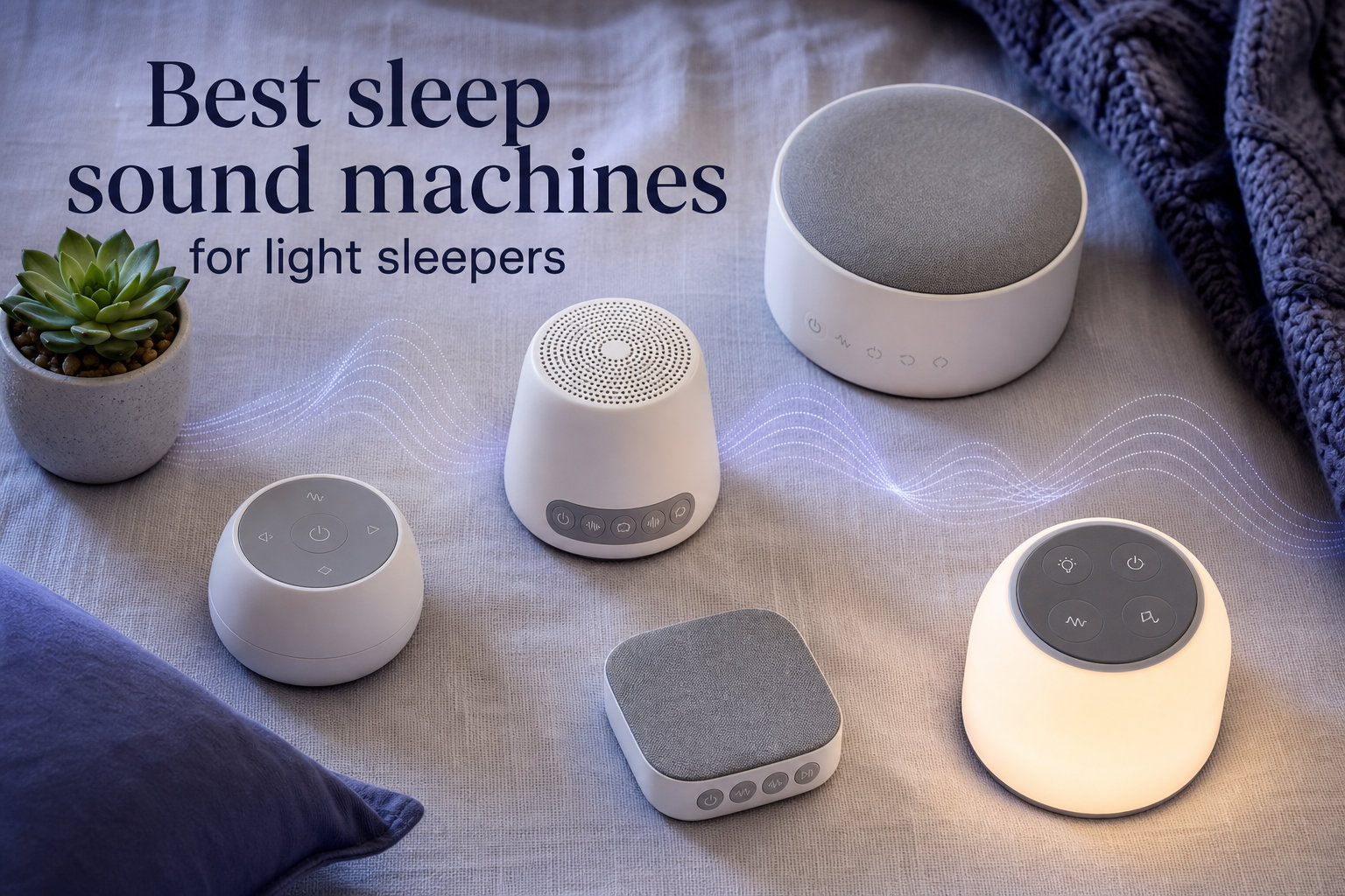 Best sleep sound machines for light sleepers