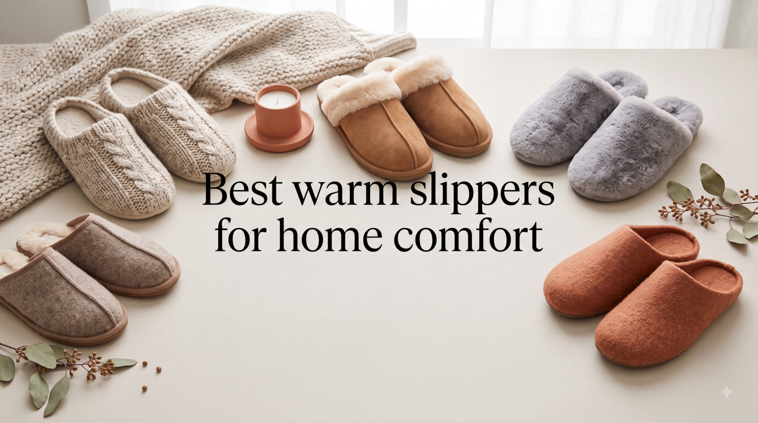 Best warm slippers for home comfort