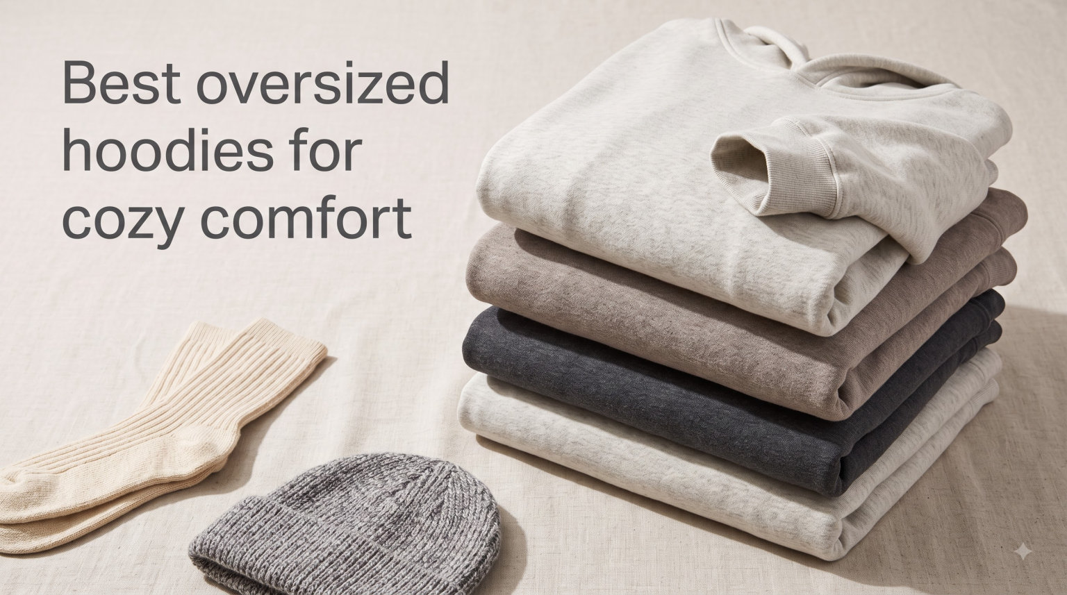 Best oversized hoodies for cozy comfort