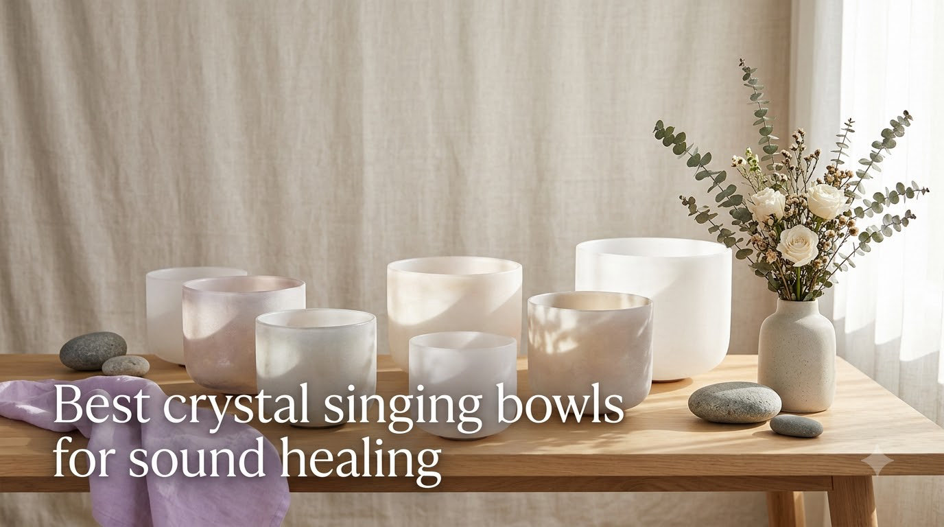 Best crystal singing bowls for sound healing