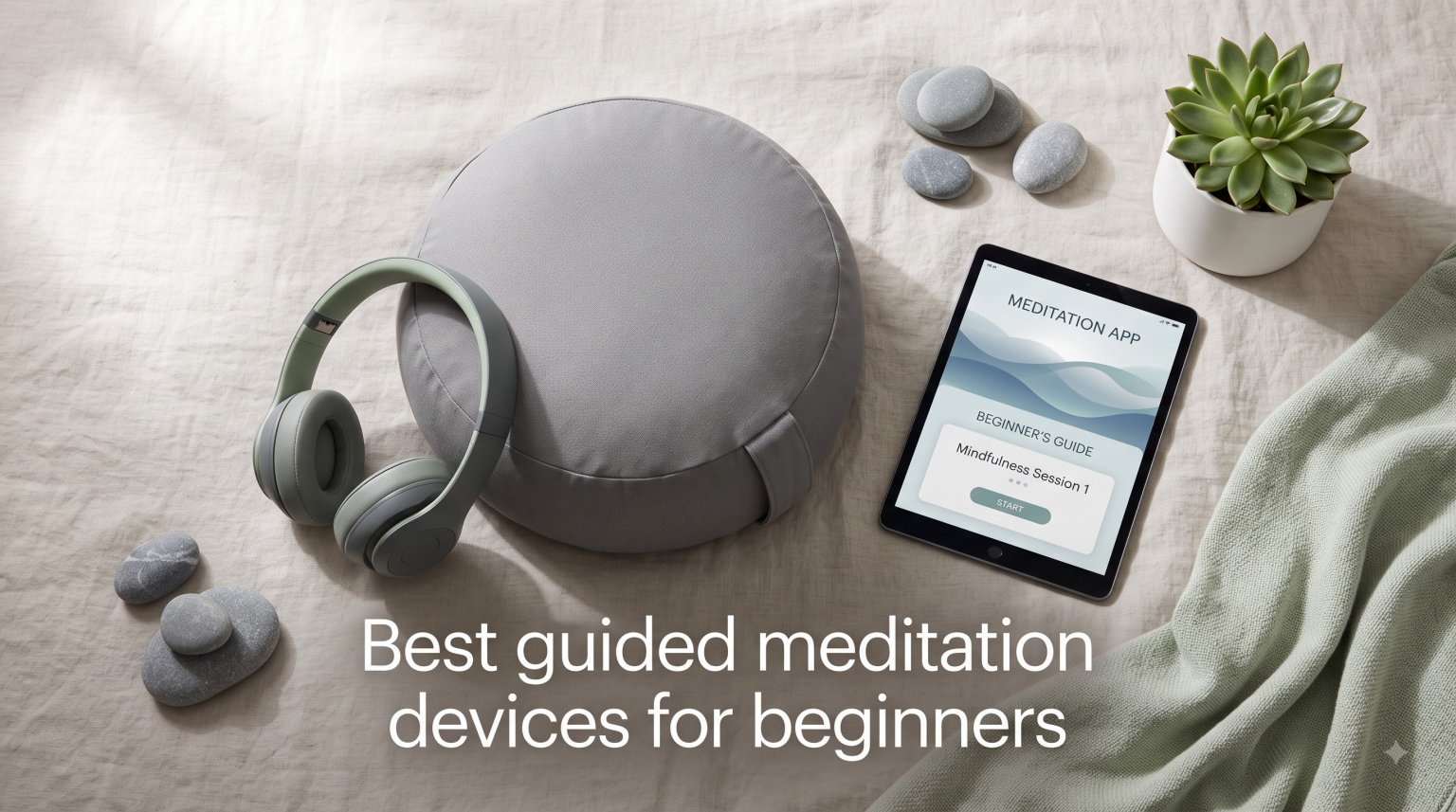 Best guided meditation devices for beginners