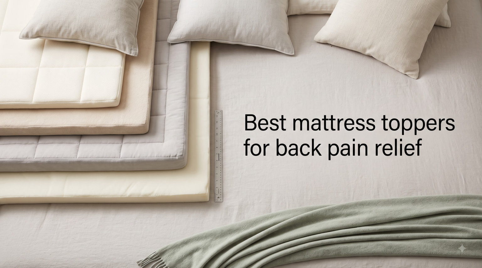 Best mattress toppers for back pain relief