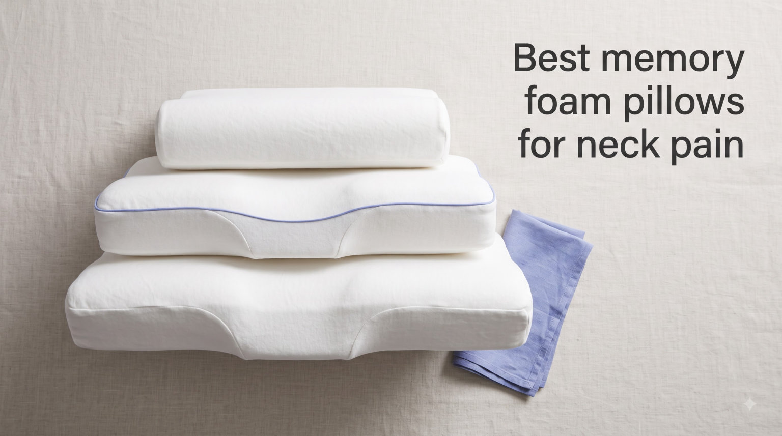 Best memory foam pillows for neck pain