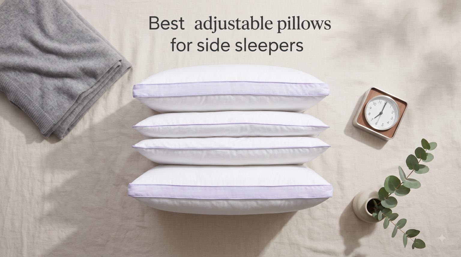 Best adjustable pillows for side sleepers