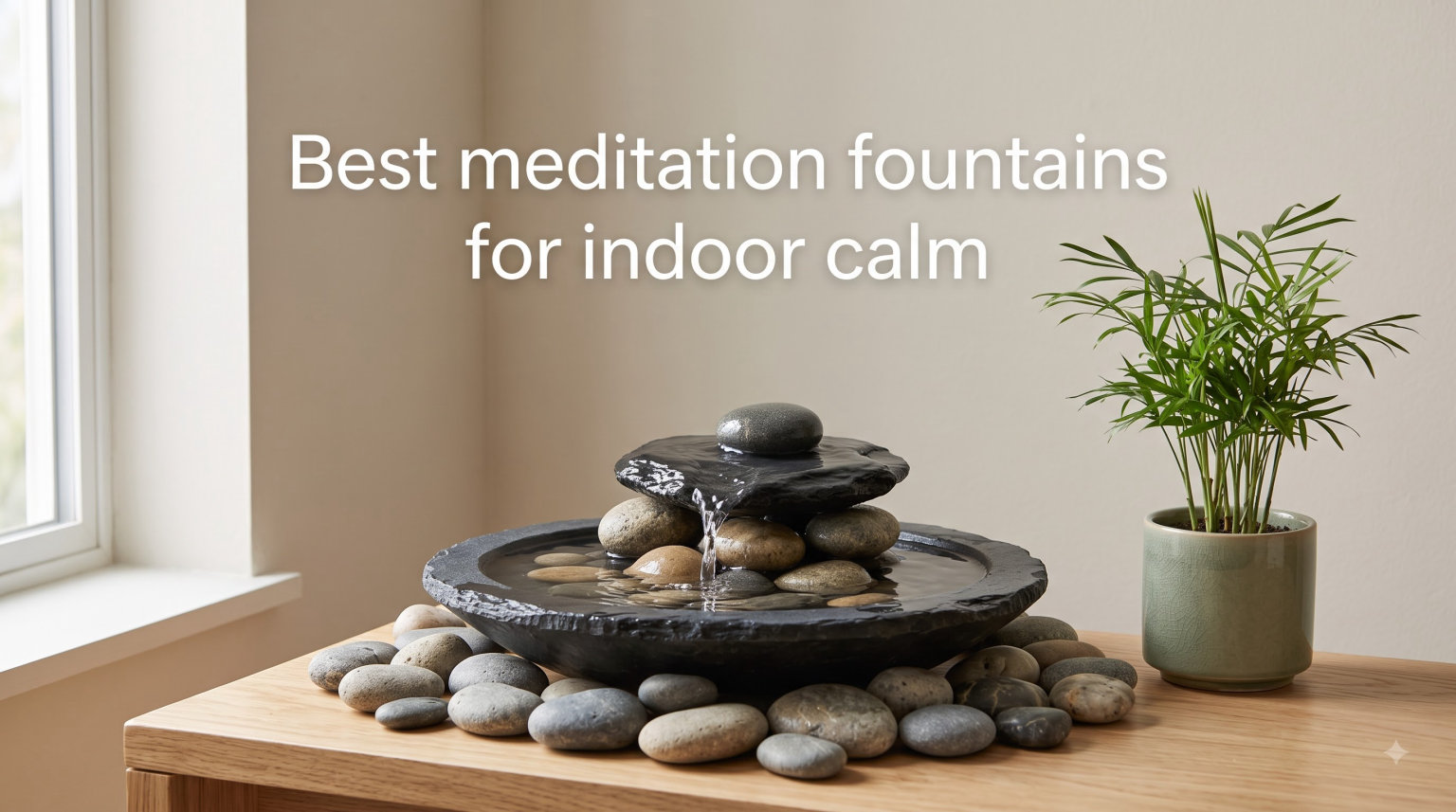 Best meditation fountains for indoor calm