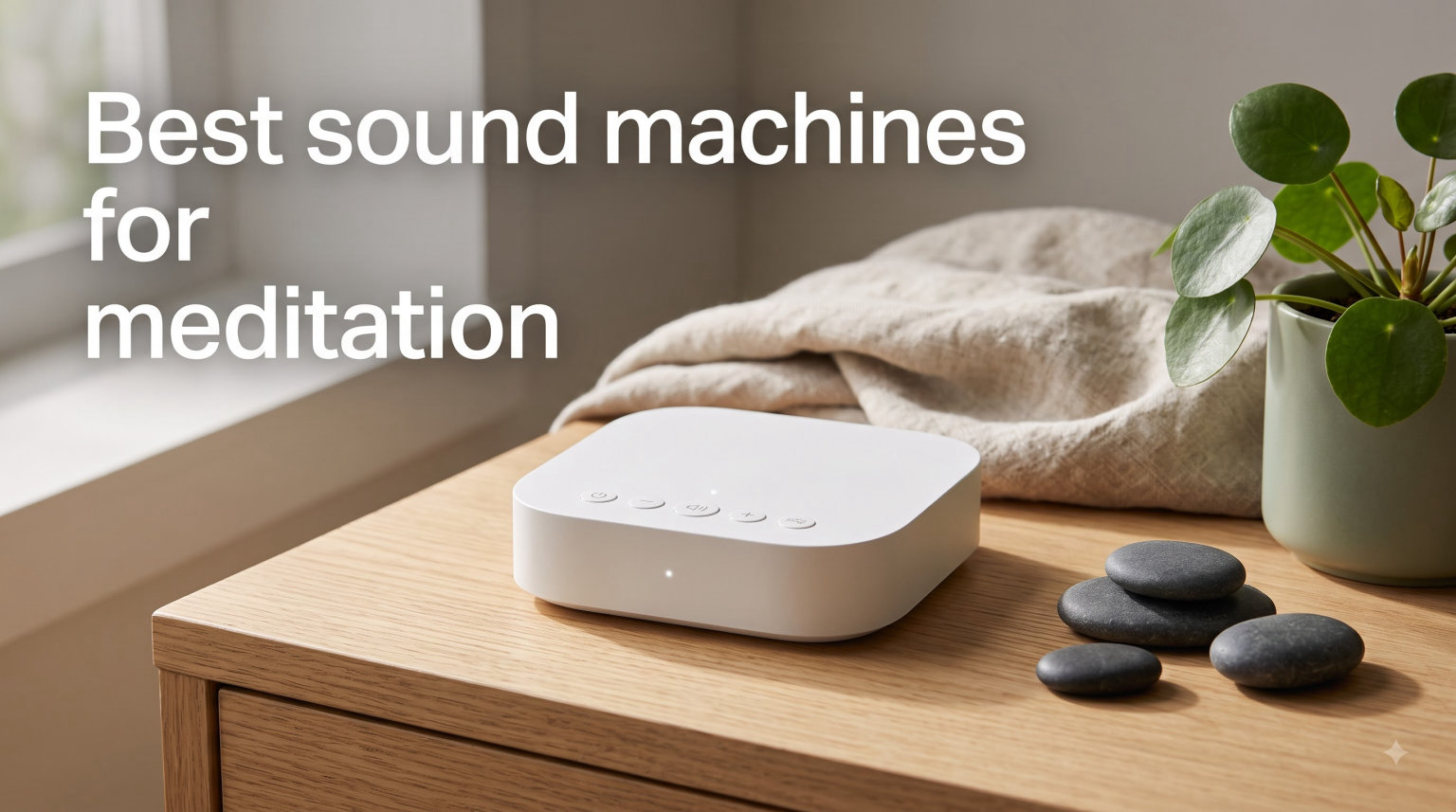 Best sound machines for meditation