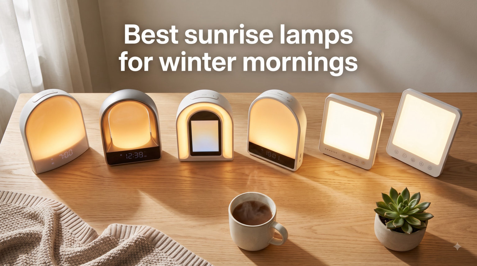 Best sunrise lamps for winter mornings