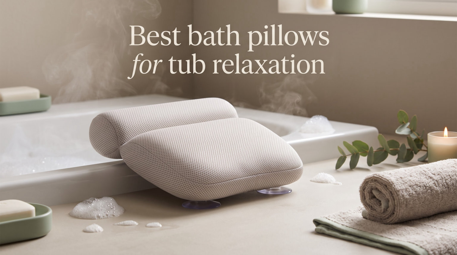 Best bath pillows for tub relaxation