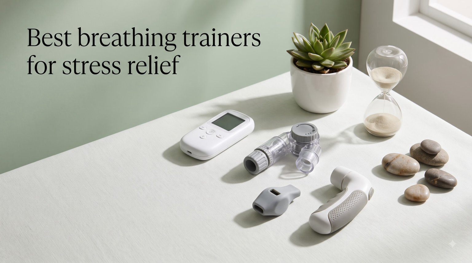 Best breathing trainers for stress relief