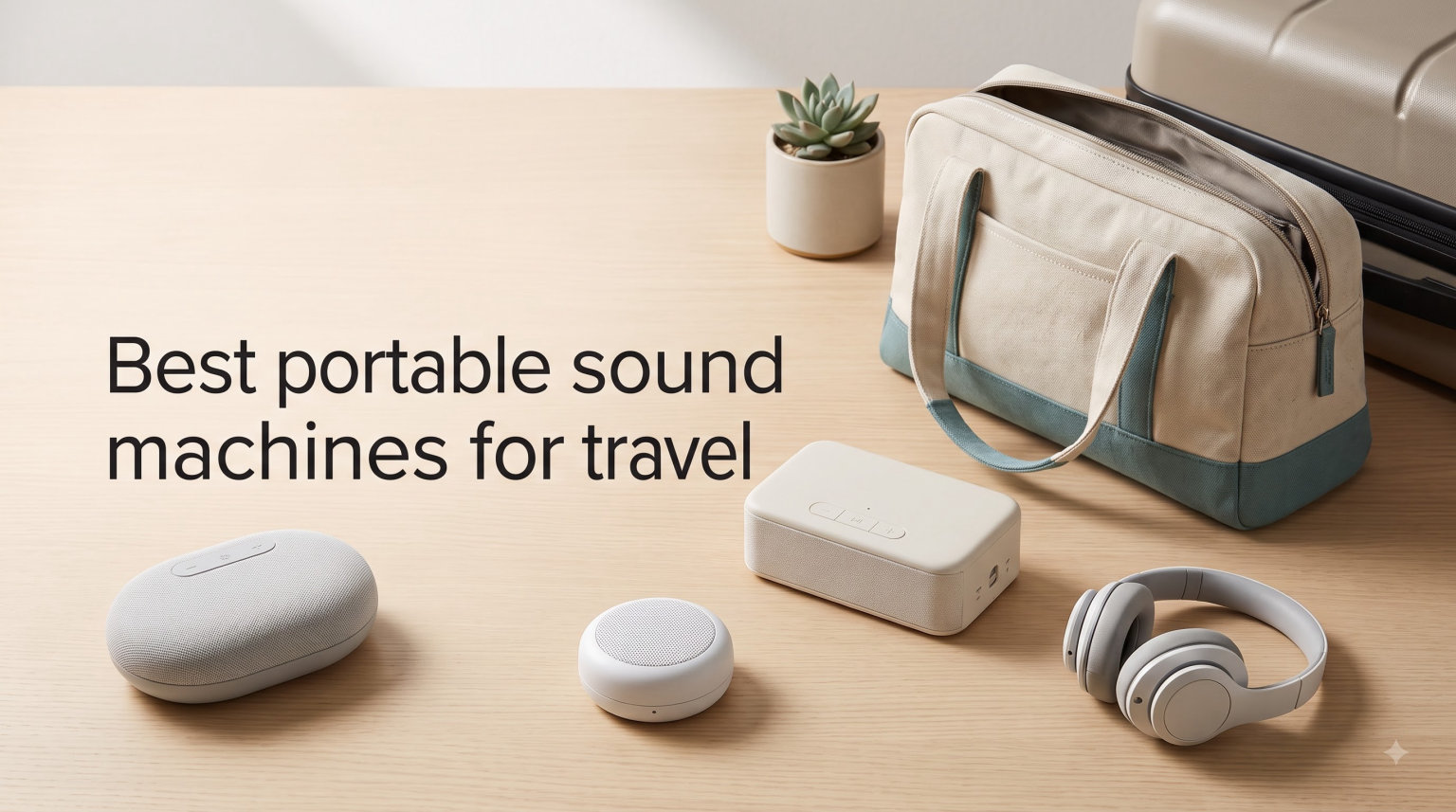Best portable sound machines for travel