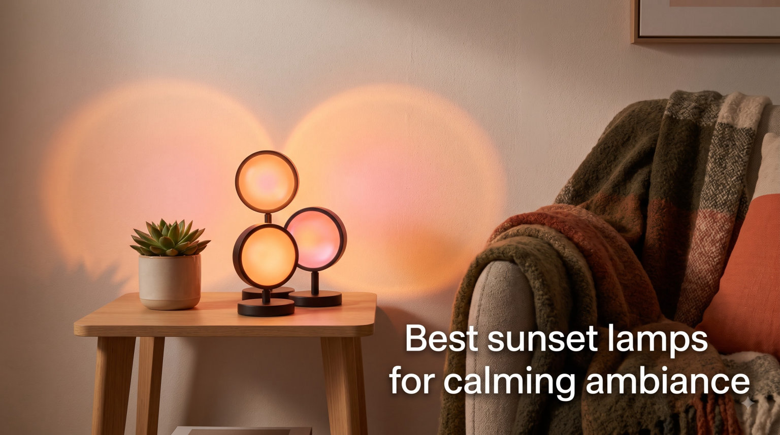 Best sunset lamps for calming ambiance