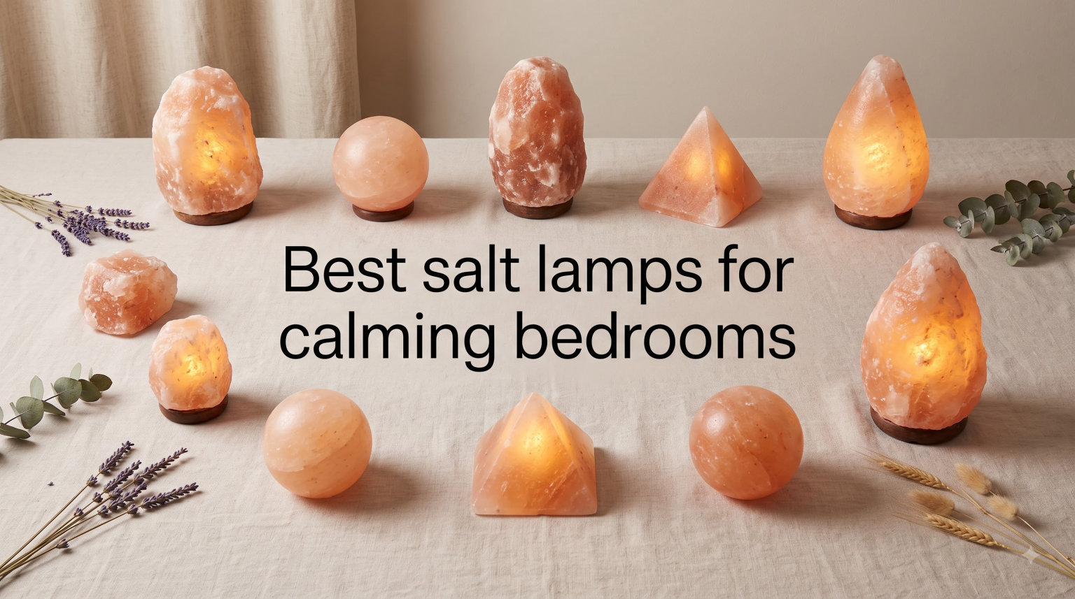 Best salt lamps for calming bedrooms