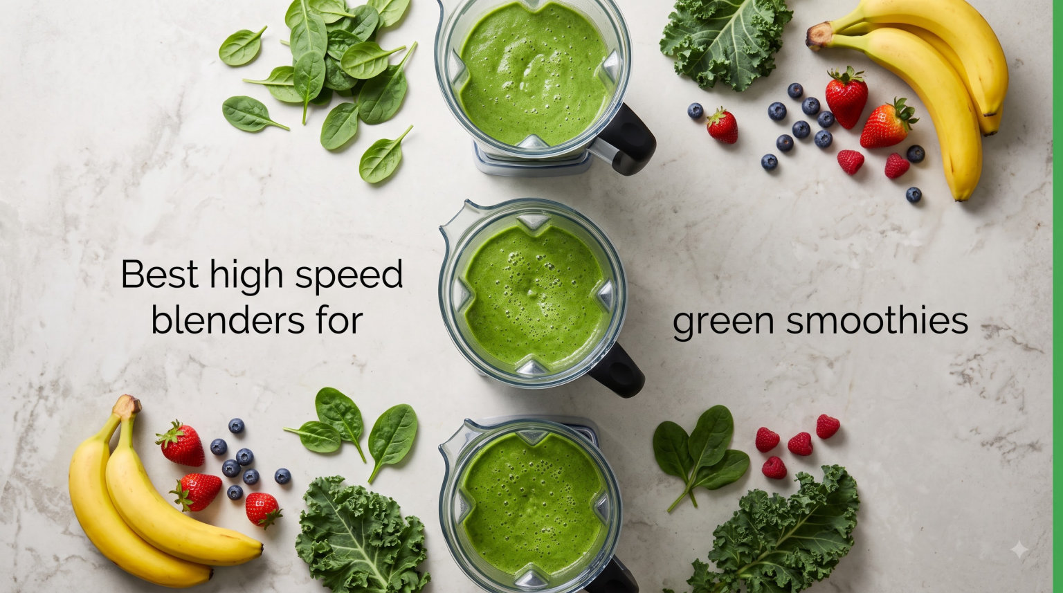 Best high speed blenders for green smoothies