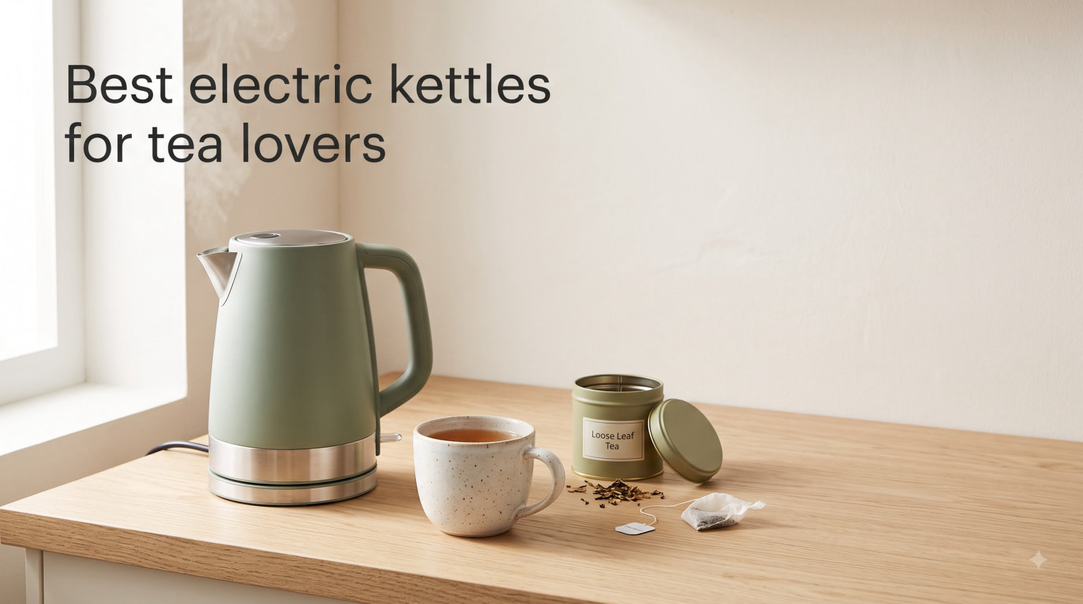 Best electric kettles for tea lovers