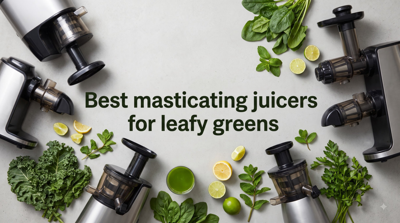 Best masticating juicers for leafy greens