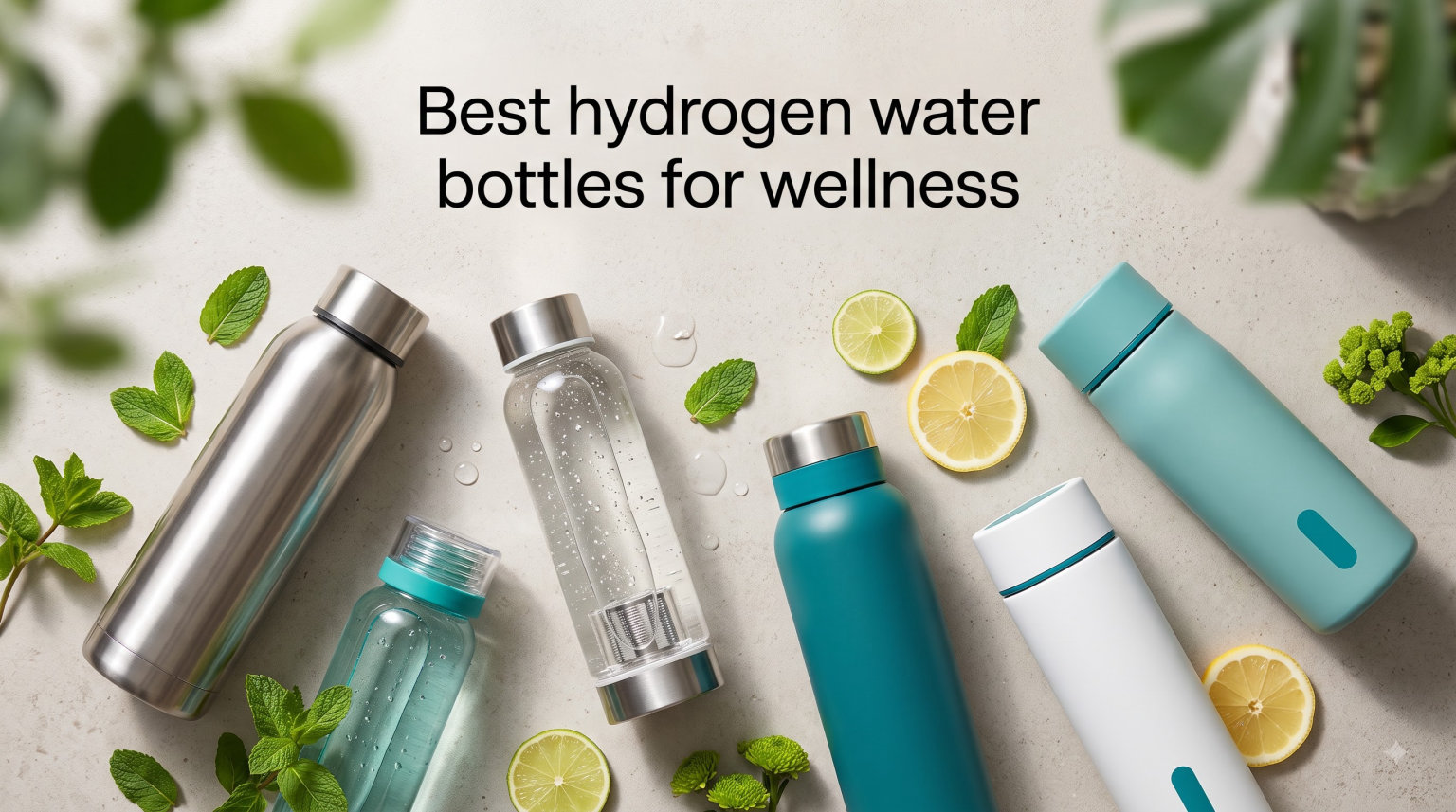 Best hydrogen water bottles for wellness