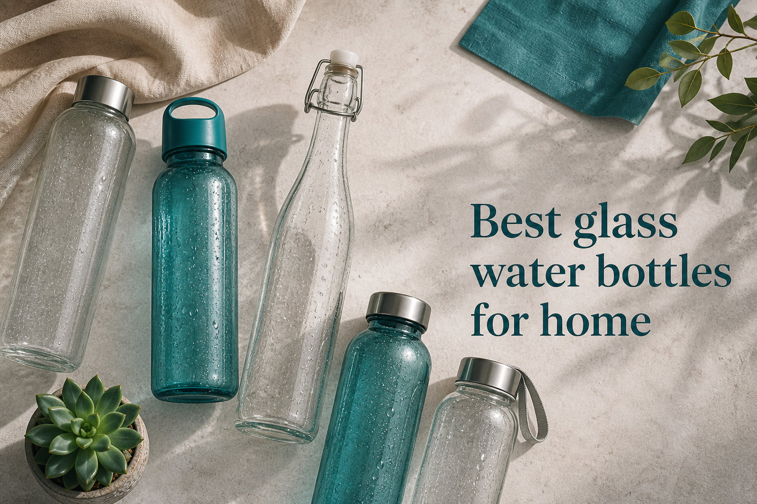 Best glass water bottles for home