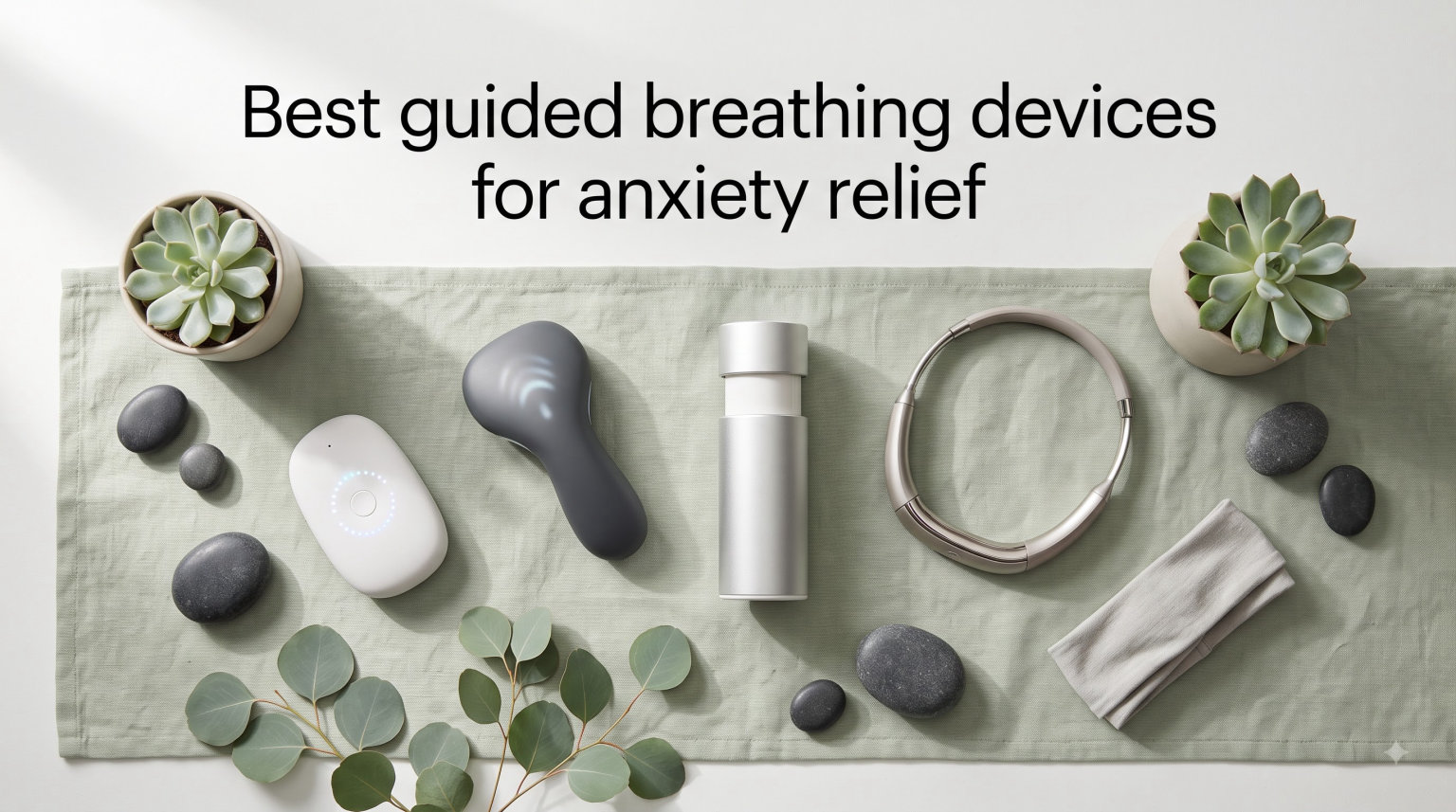 Best guided breathing devices for anxiety relief