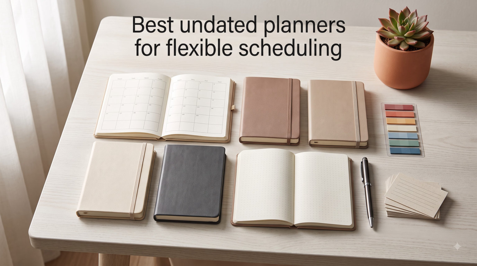Best undated planners for flexible scheduling