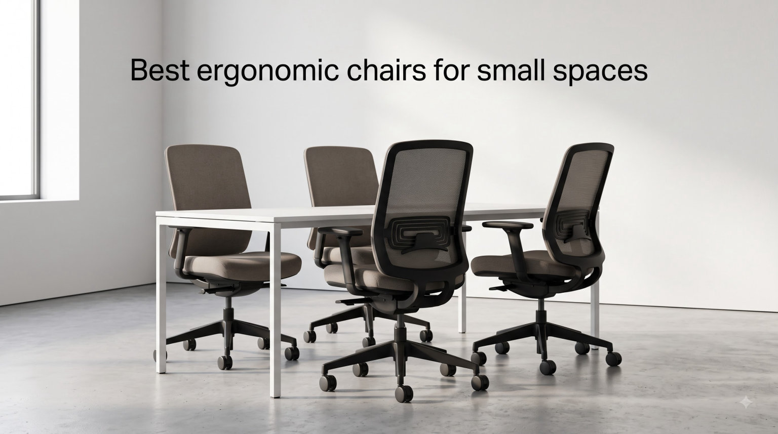 Best ergonomic chairs for small spaces
