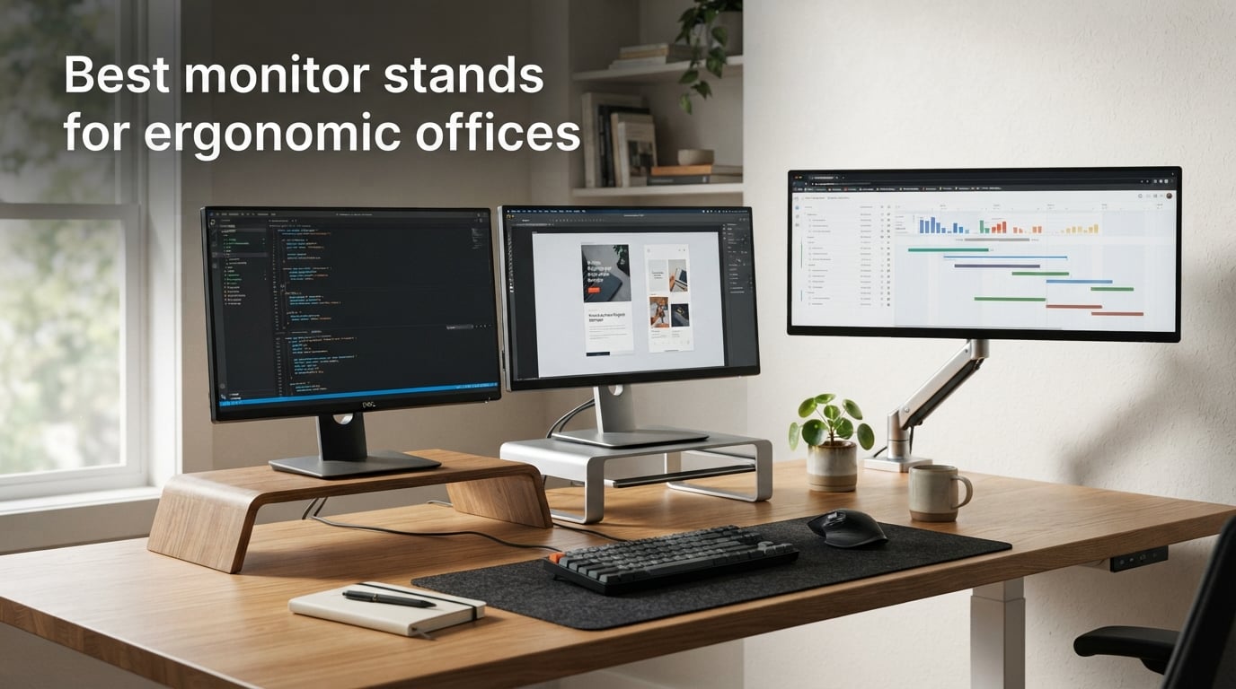 Best monitor stands for ergonomic offices