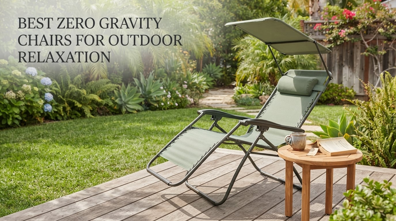 Best zero gravity chairs for outdoor relaxation