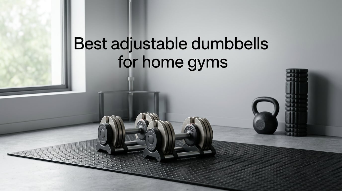 Best adjustable dumbbells for home gyms