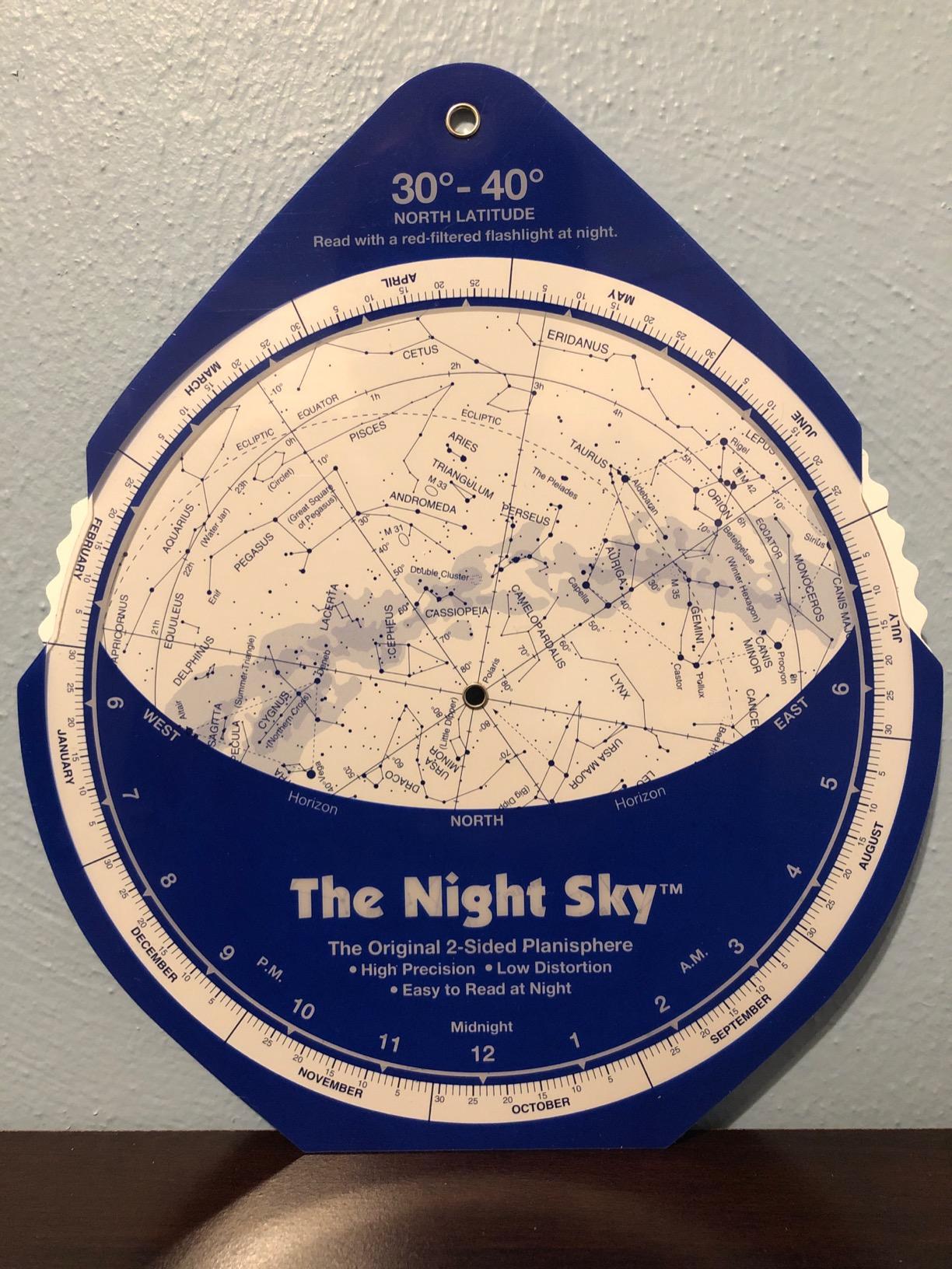 The Night Sky 30°-40° (Large; North Latitude) customer photo 1
