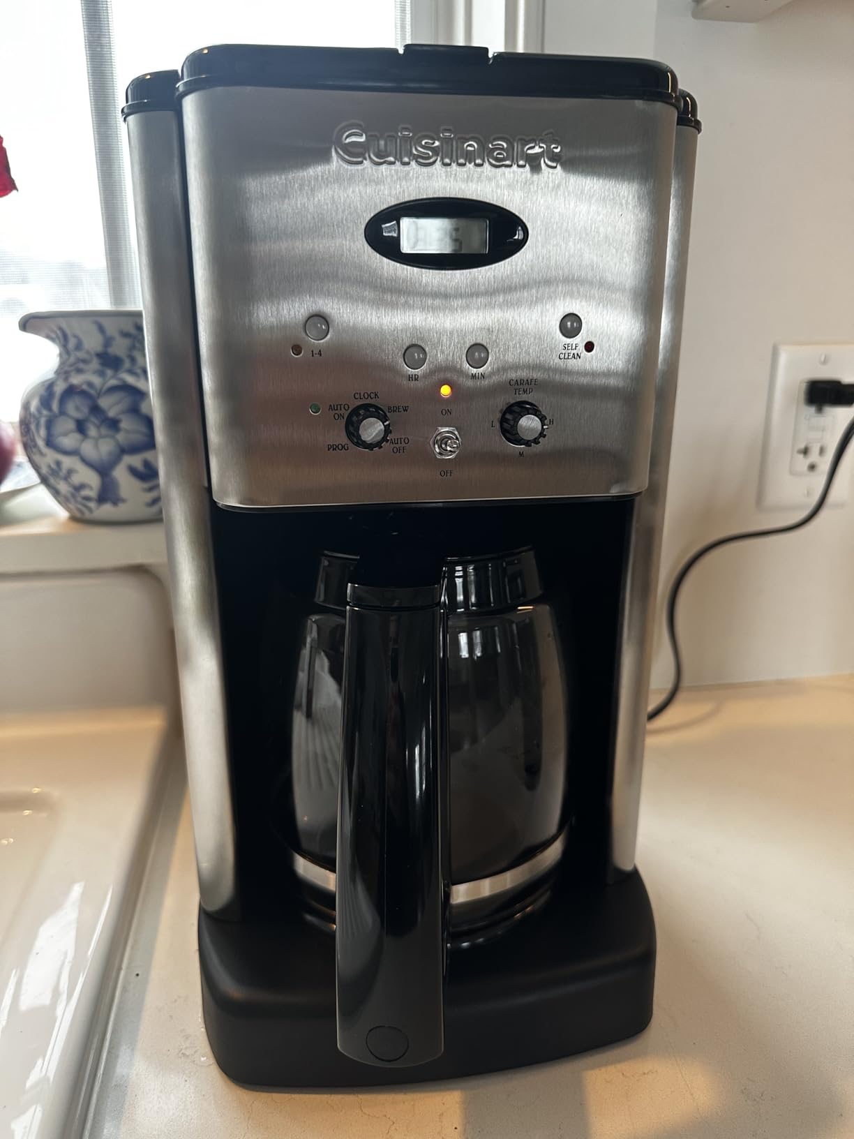 Cuisinart DCC-1200P1 Brew Central 12-Cup Programmable Coffeemaker Coffee Maker, Carafe, Brushed Chrome customer photo 1