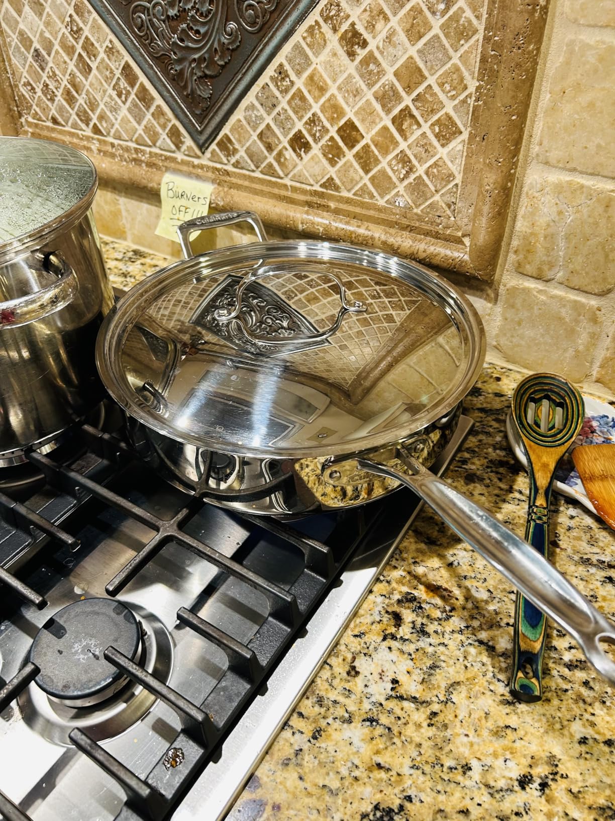 Cuisinart 5.5 Quart Sauté Pan w/ Cover, Stainless Steel Pan with Lid, Large Kitchen Pan, Dishwasher Safe, Compatible with Induction, Electric, Gas Cooktops, Oven Safe Saucepan, Cool Grip Handles customer photo 2