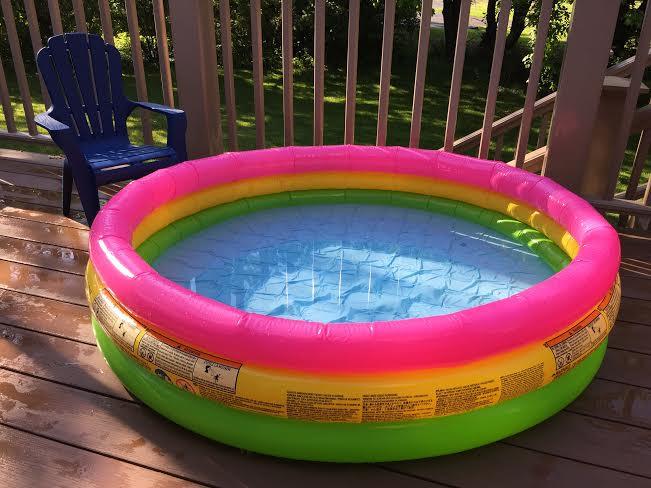 Intex Kiddie Pool - Kid's Summer Sunset Glow Design - 58