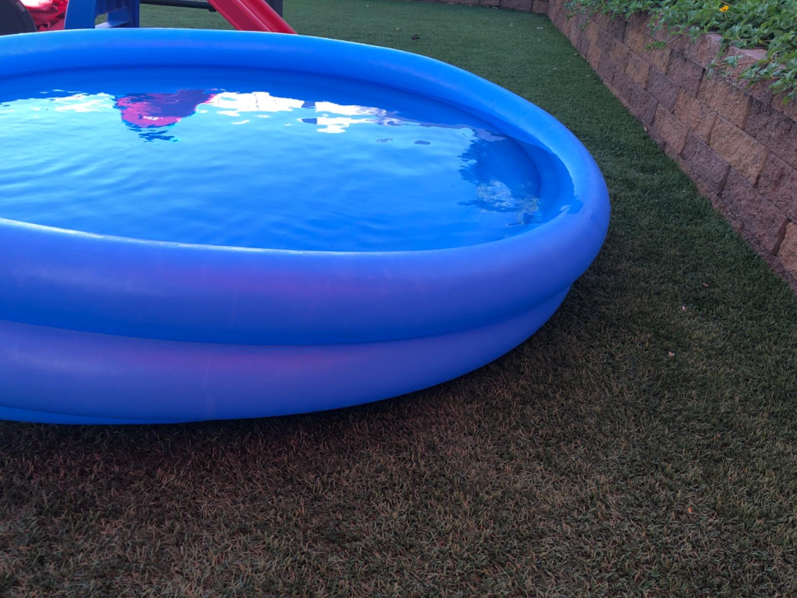 INTEX 58426EP Crystal Blue Inflatable Kiddie Pool, 58in x 13in, for Ages 2+ customer photo 1