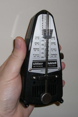 Wittner 836 Taktell Piccolo Metronome, Black customer photo 1