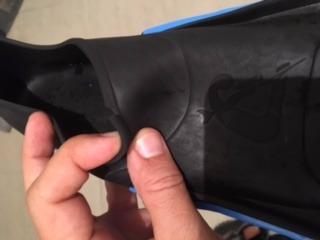 Cressi Short Full Foot Pocket Fins for Swimming or Training in the Pool and in the Sea - Light: made in Italy customer photo 1