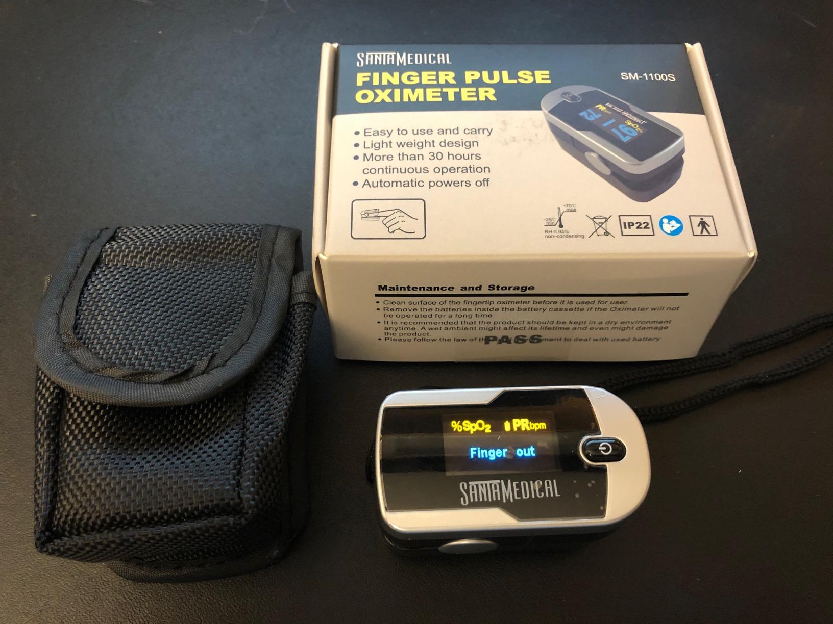 Santamedical Generation 2 Fingertip Pulse Oximeter with Lanyard customer photo 2