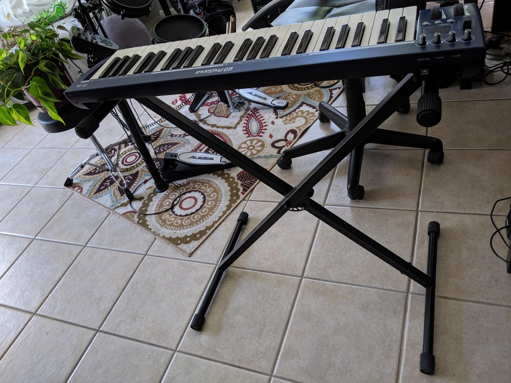 OnStage On-Stage KS7191 Classic Double-X Keyboard Stand customer photo 2