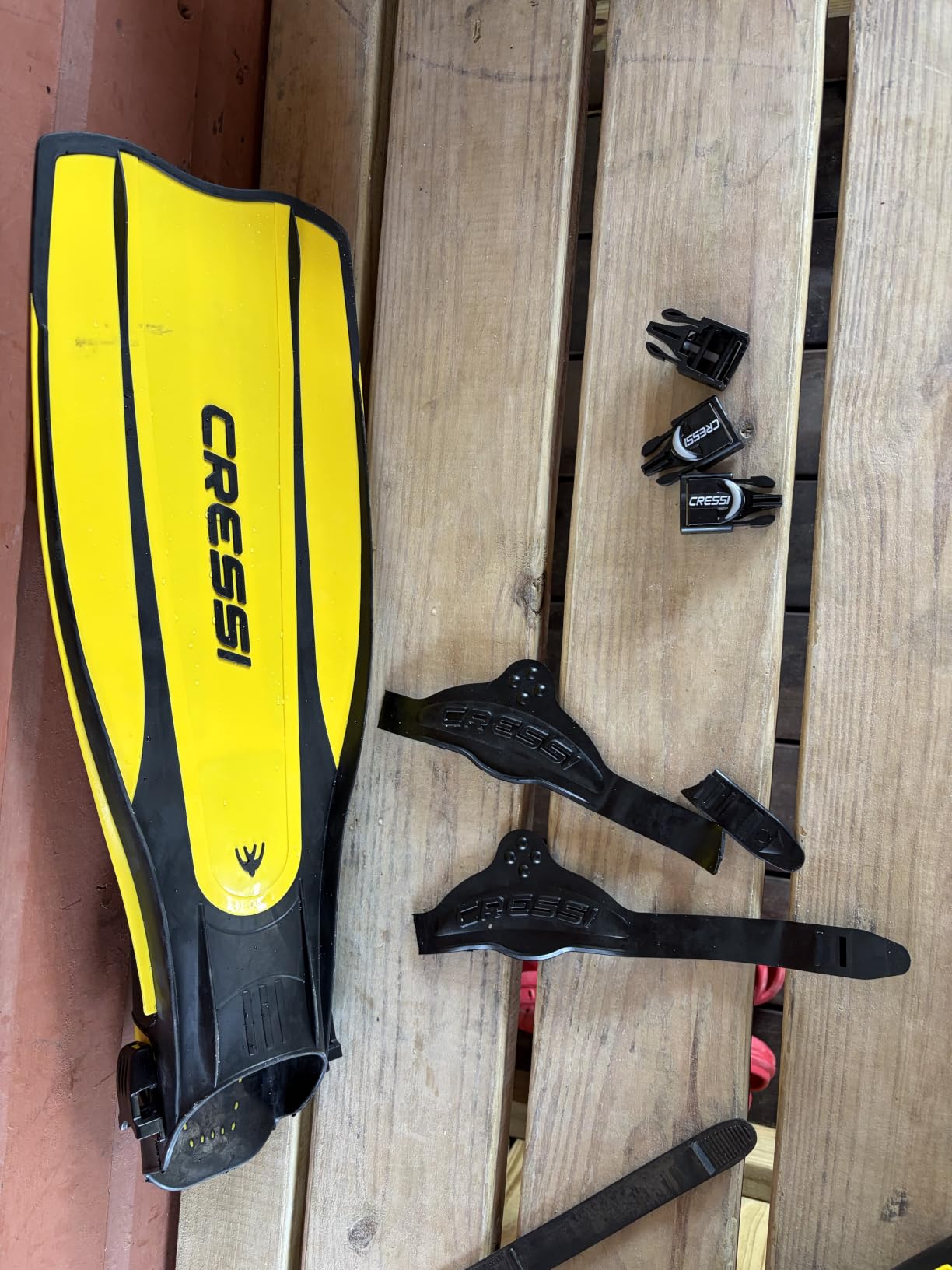 Cressi Lightweight Well-Balanced Open Heel Scuba Diving Fins - Pro Light: Made in Italy customer photo 1