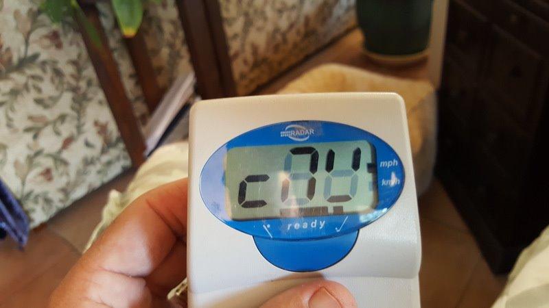 swing speed radar - Golf Training Tool - Accurate Club Speed Measurement 20-200 MPH - Portable Doppler Radar for Distance & Consistency Training - US Made customer photo 1