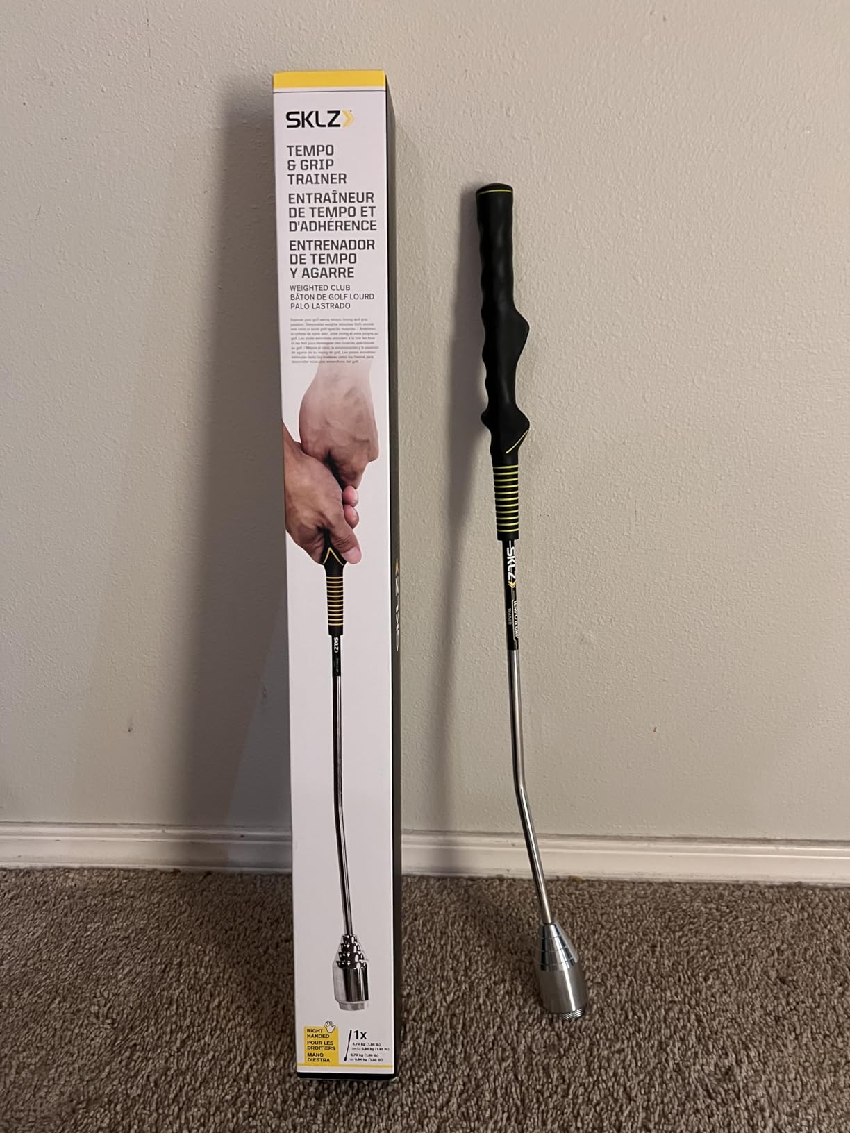 SKLZ Golf Swing Trainer and Warm Up Tool- Essential Golf Accessories for Golfers, Increase Swing Speed, Distance, Balance and Grip Strength customer photo 1