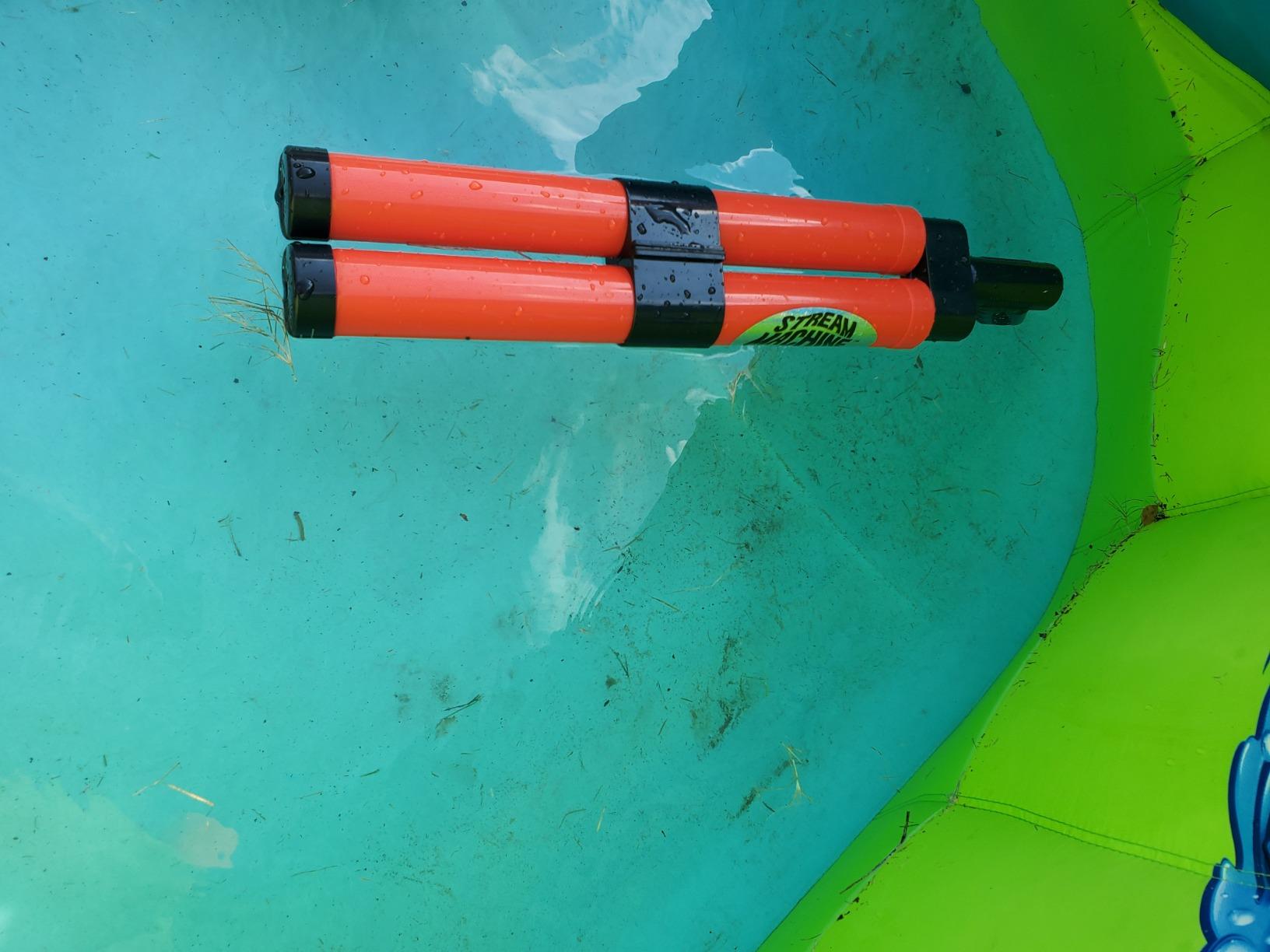 Stream Machine Water Gun Launcher - Single Barrel Water Blaster - Squirt Gun for Outdoor Games - Swimming Pool Toys (Colors Vary) customer photo 2