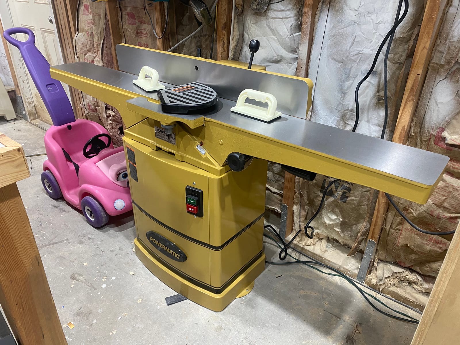 Powermatic 6-Inch Jointer, Helical Cutterhead, 1 HP, 115/230V 1Ph (Model 54HH) customer photo 2