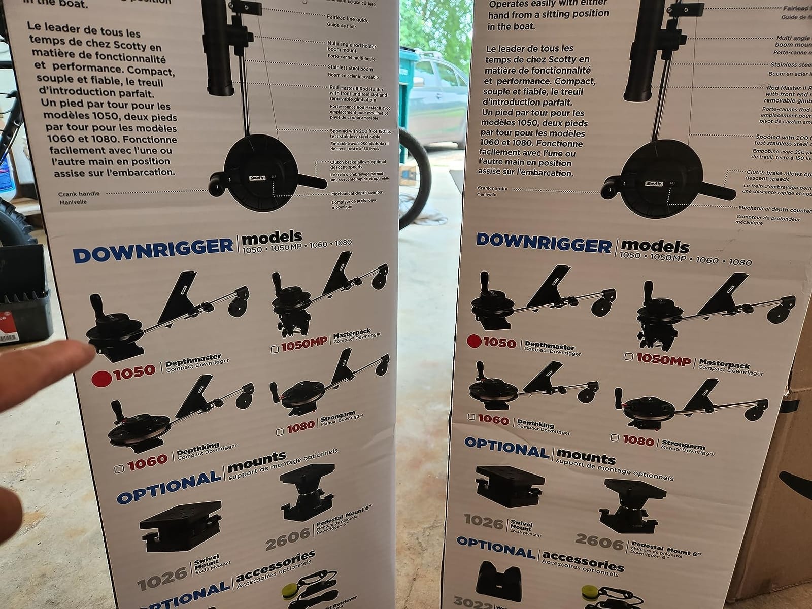 Scotty #1050MP Depthmaster Manual Downrigger, Display Packed w/ Rod Holder & Clamp Mount,Black customer photo 1