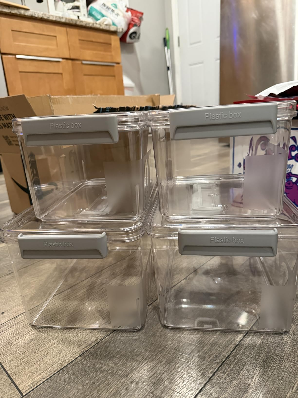 Sterilite Ultra Latch Box with Lids for Home and Office, 70 Quart, 4-Pack customer photo 1